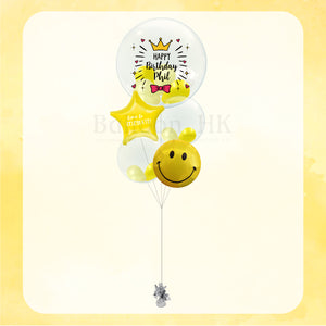 Smiley 氣球束 2 (3天預訂)