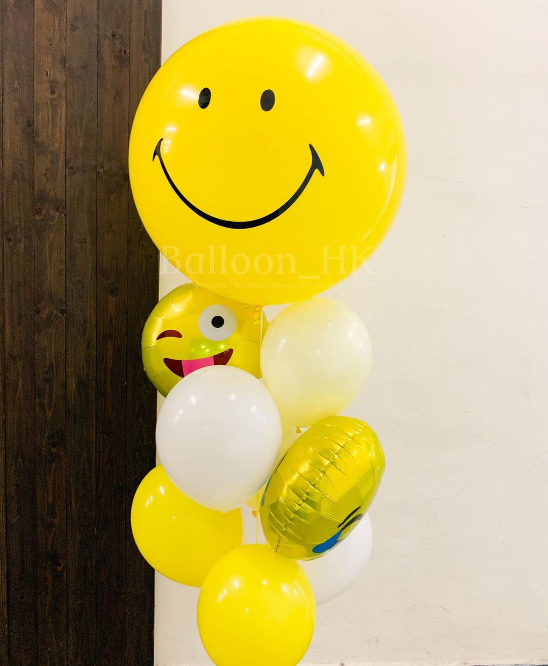 笑哈哈氣球｜黃色氣球｜派對氣球｜BalloonHK 