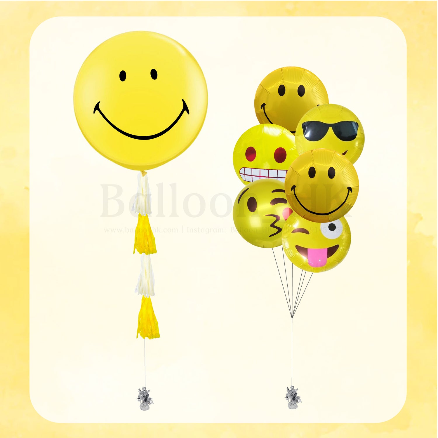 笑哈哈氣球｜表情包氣球｜派對氣球｜Balloon HK 