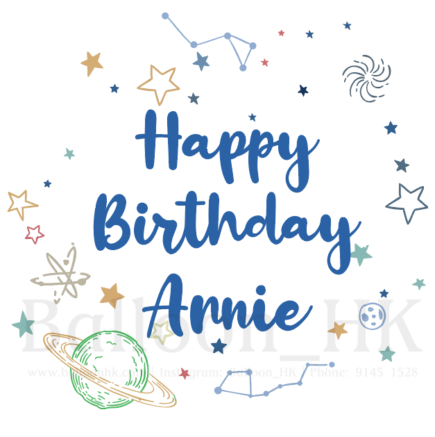 彩印 Template - 太空款