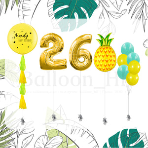 Tropical Summer Mini Set 1 - TS7 菠蘿氣球