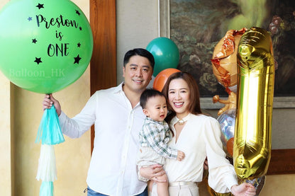 兒童派對氣球｜1歲生日｜Party佈置｜BalloonHK