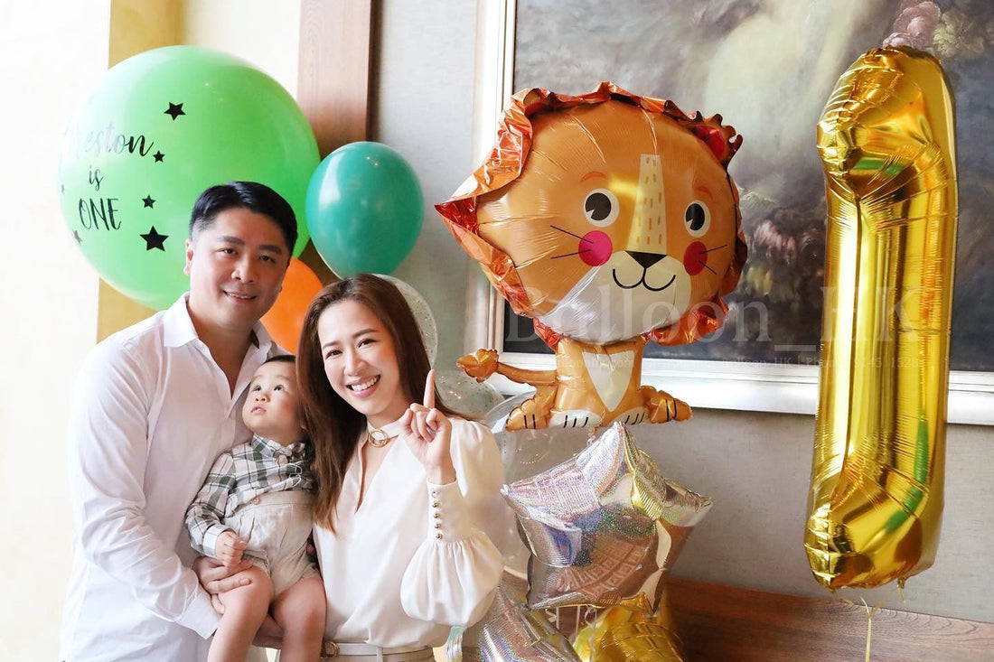 兒童派對氣球|1歲生日|獅子氣球|Balloon HK