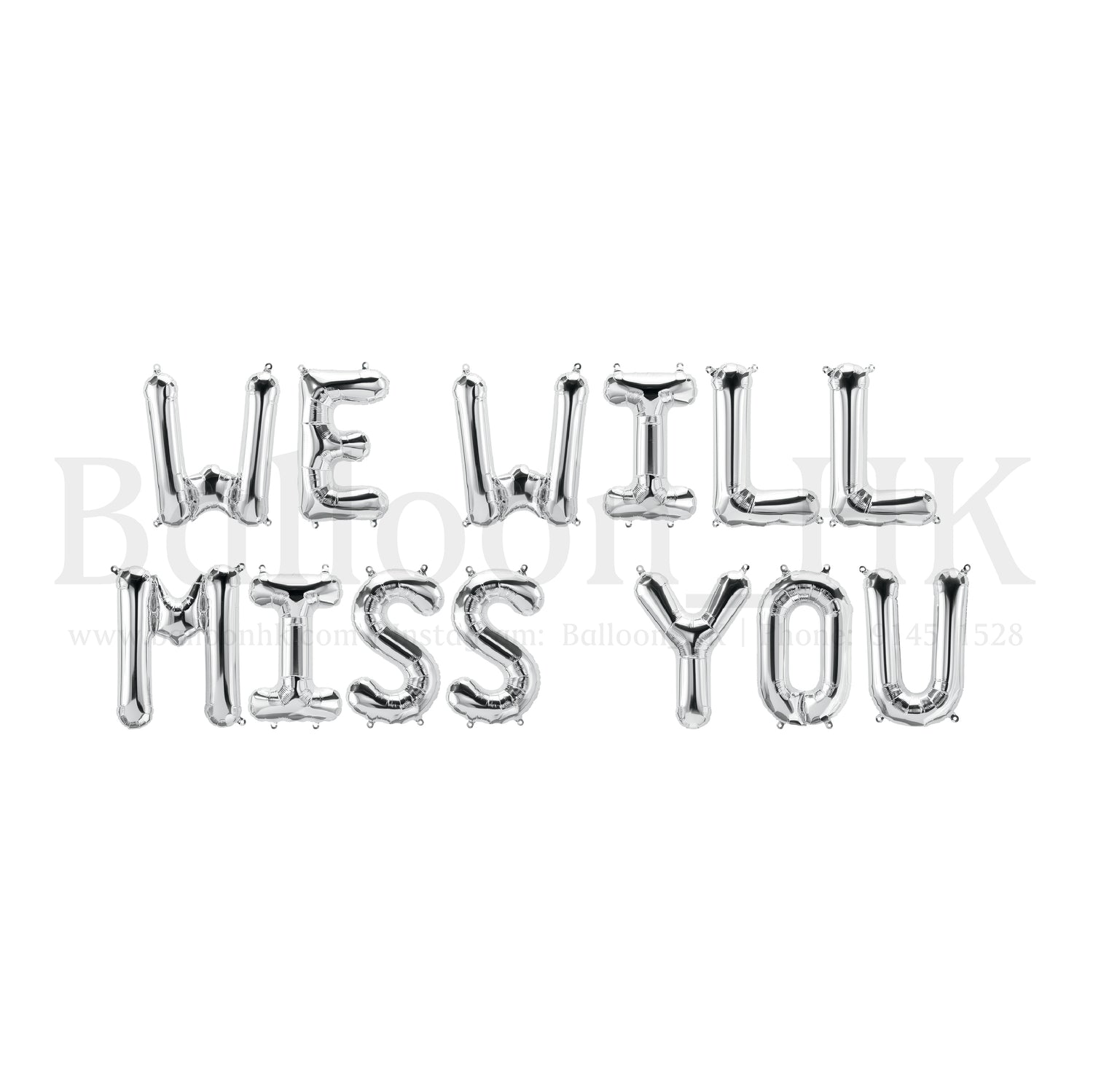 14&quot; 字母 - WE WILL MISS YOU