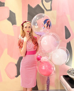 Barbie 氣球束 1 (3天預訂)
