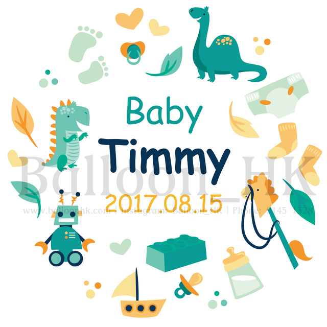 彩印 Template - 百日宴/Baby 款