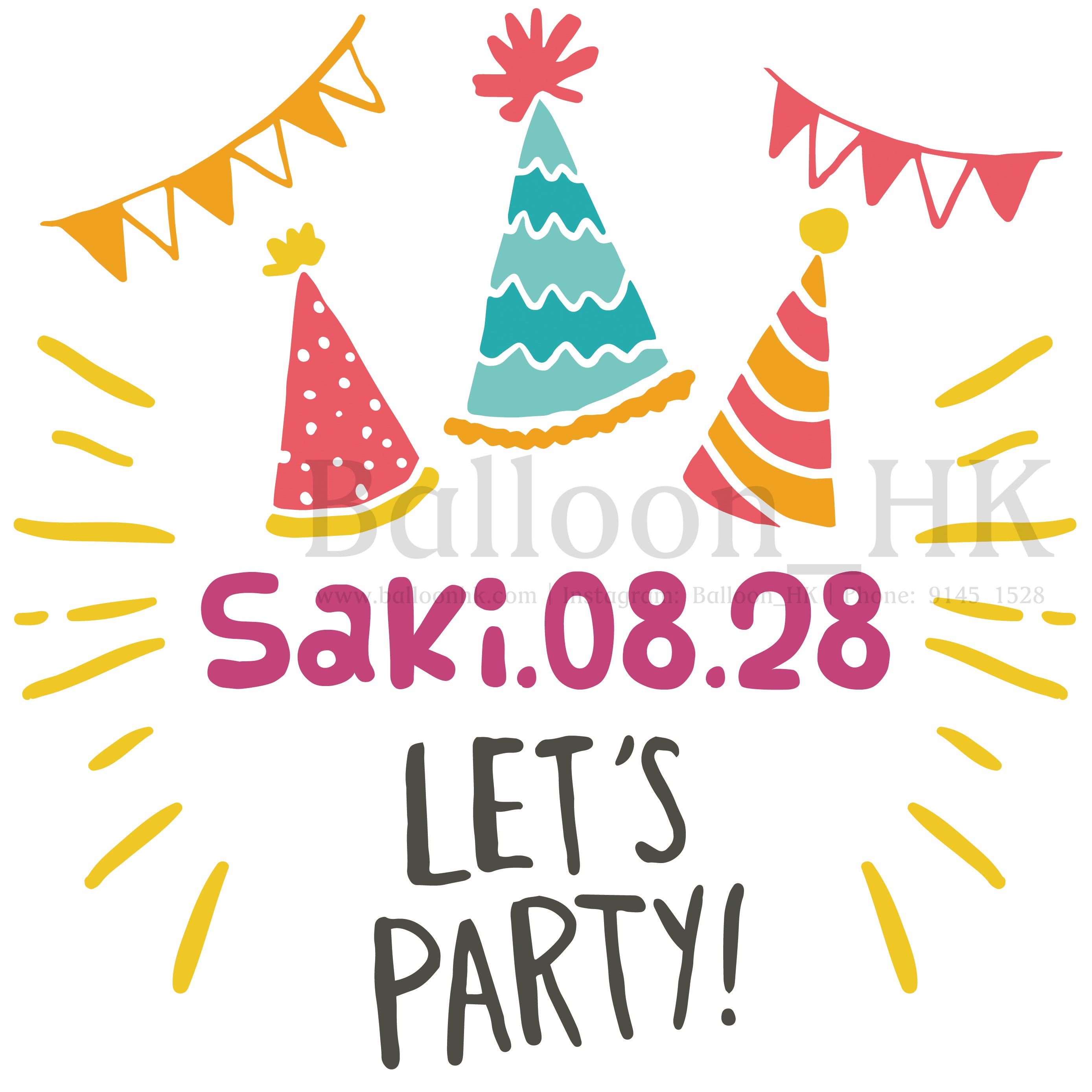 彩印 Template - 生日款
