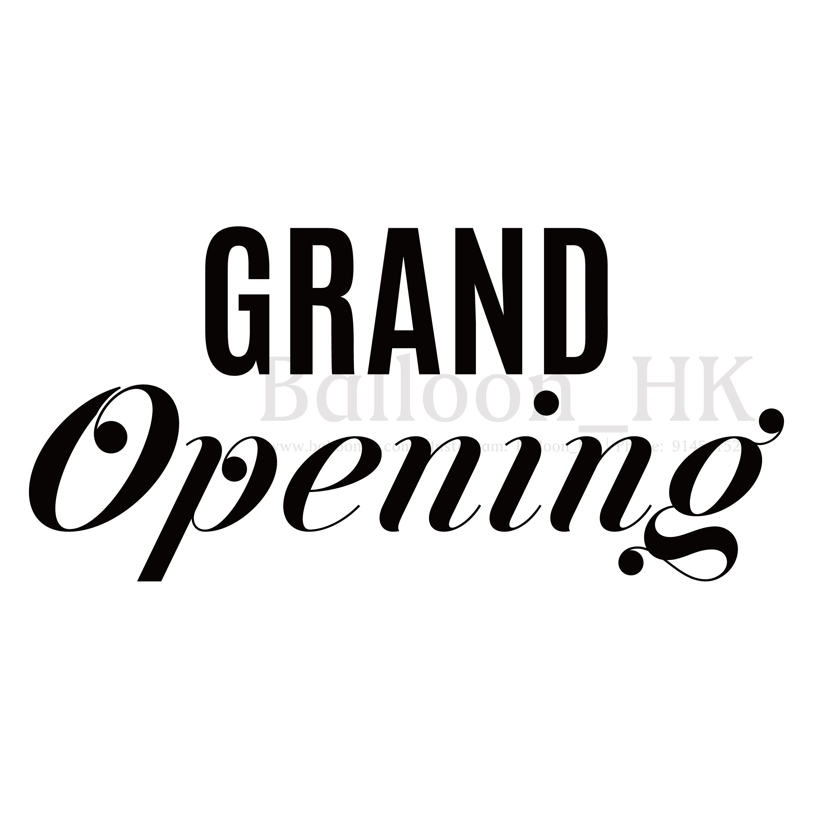 Grand Opening Msg Demo