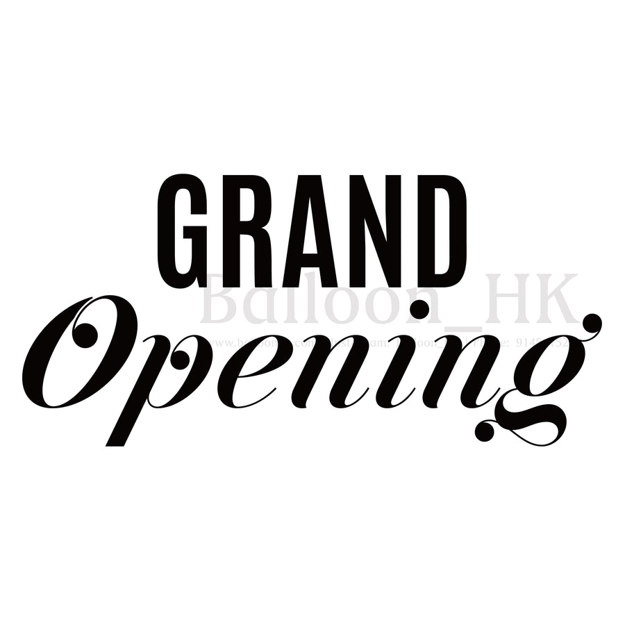 Grand Opening Msg Demo