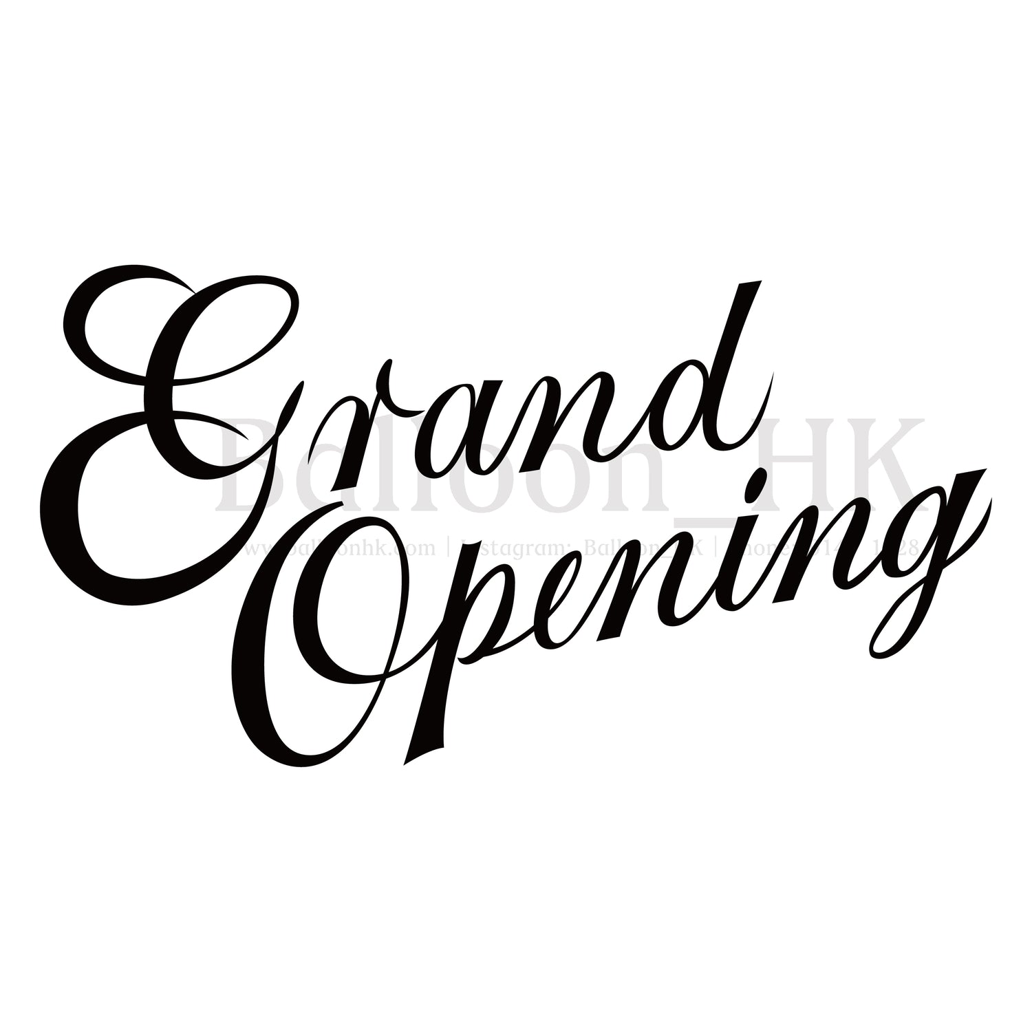 Grand Opening Msg Demo