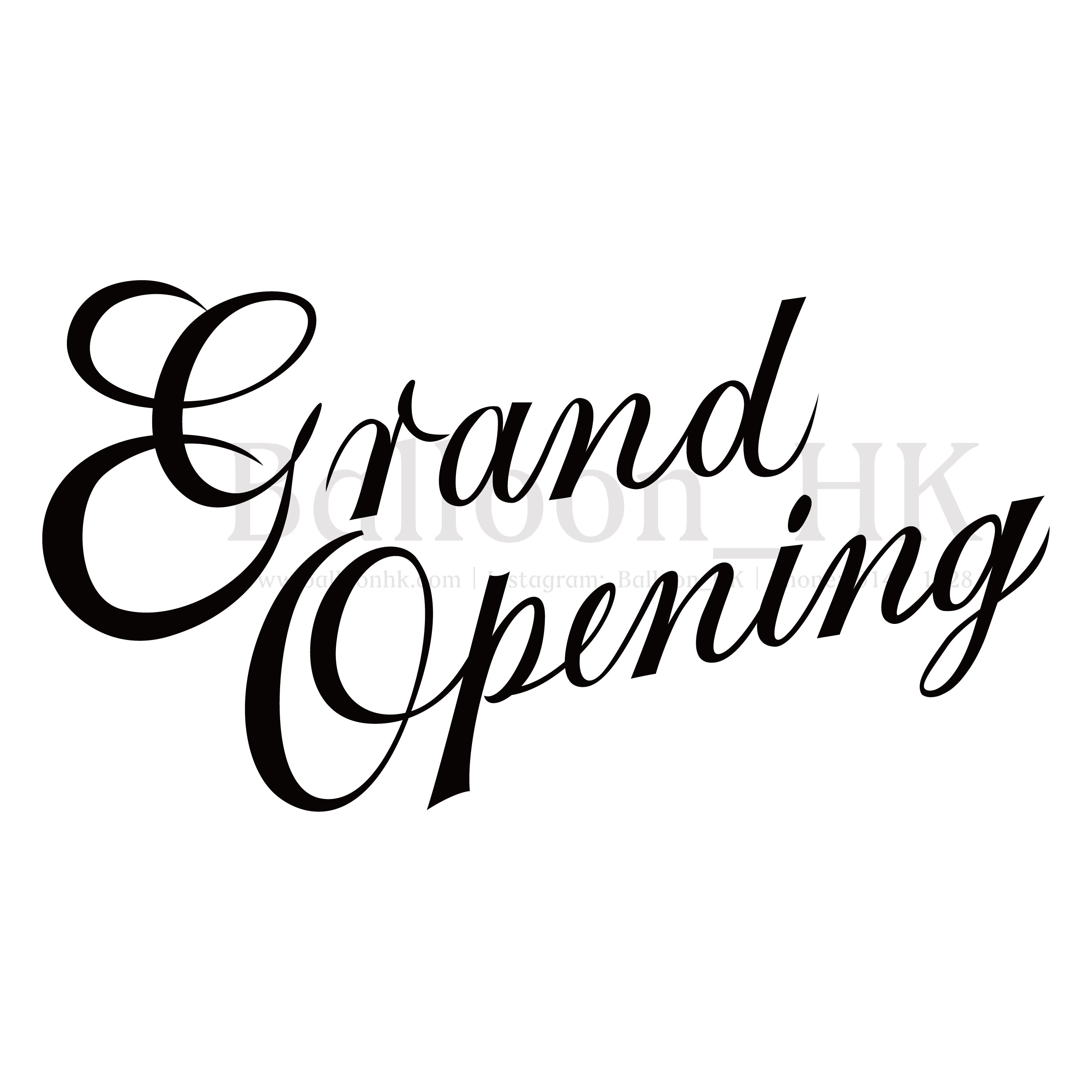 Grand Opening Msg Demo