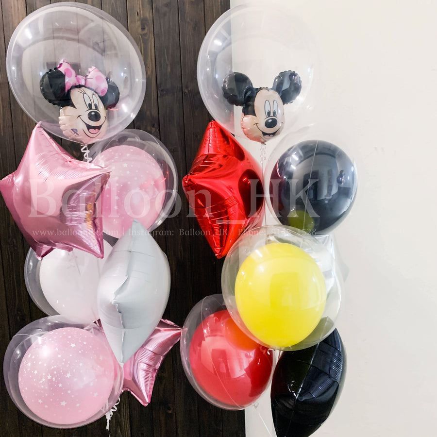 Mickey Minnie 氣球束 3