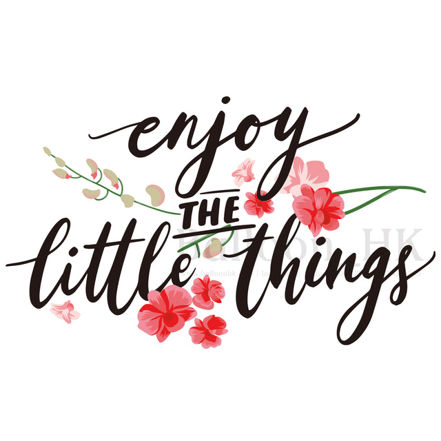 彩印 Template - Quote (flower)