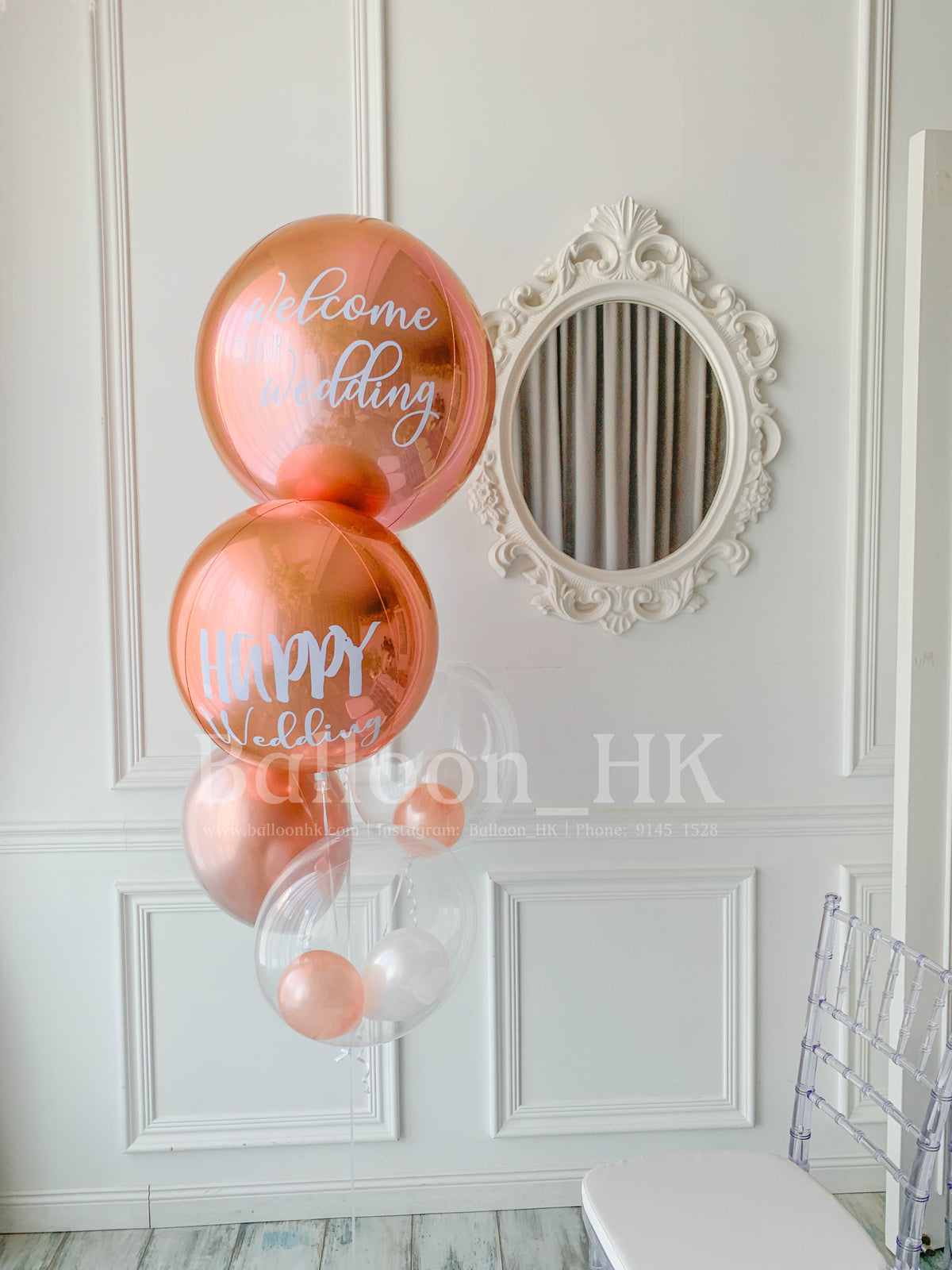 婚禮裝飾氣球｜婚禮氣球｜婚禮佈置｜BALLOONHK 氣球專門店