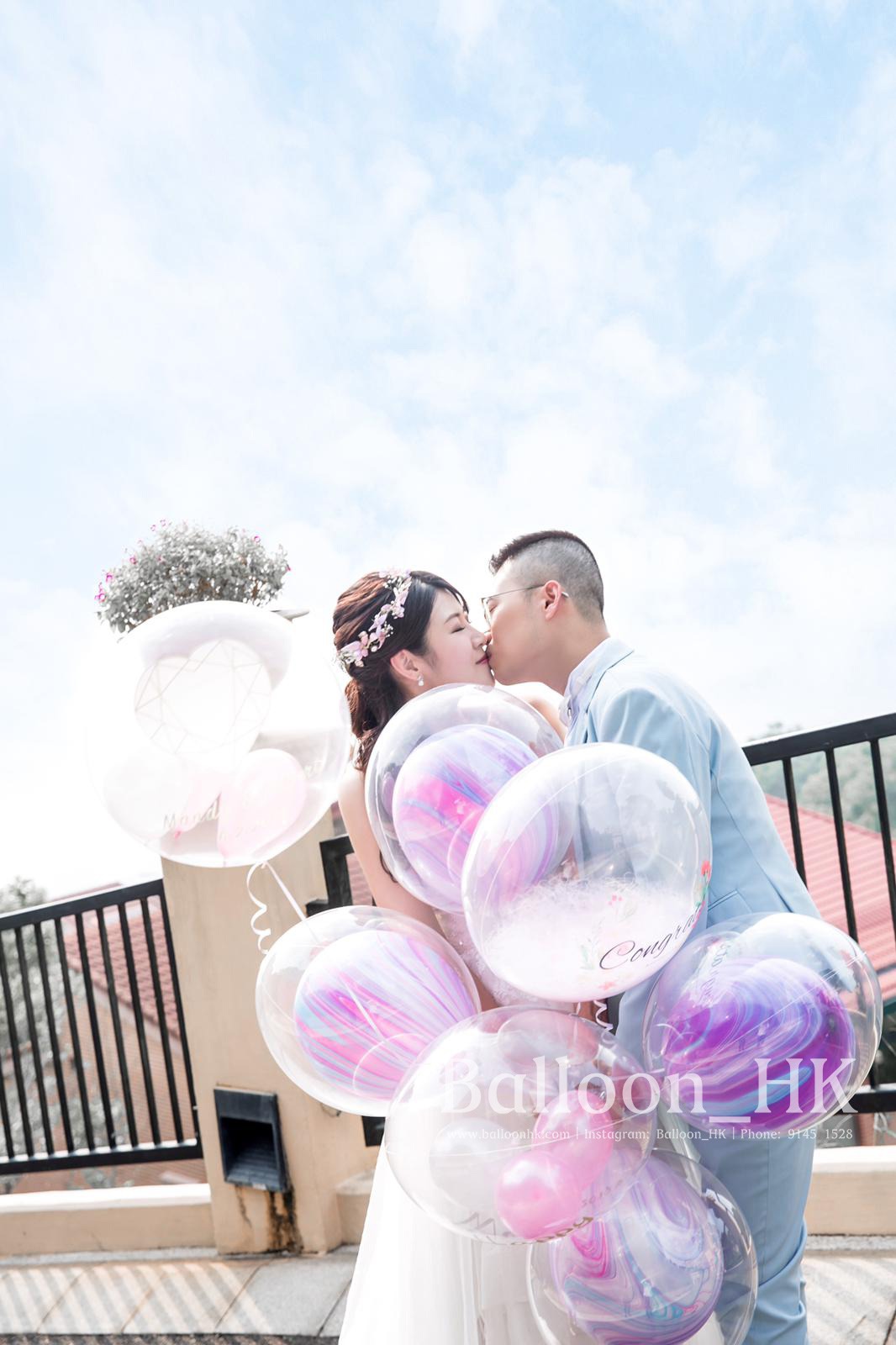 婚禮佈置氣球｜結婚氣球｜Big Day氣球｜BalloonHK 