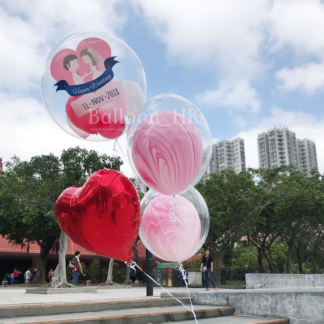 婚禮裝飾氣球｜婚禮氣球｜婚禮佈置｜BALLOONHK 氣球專門店