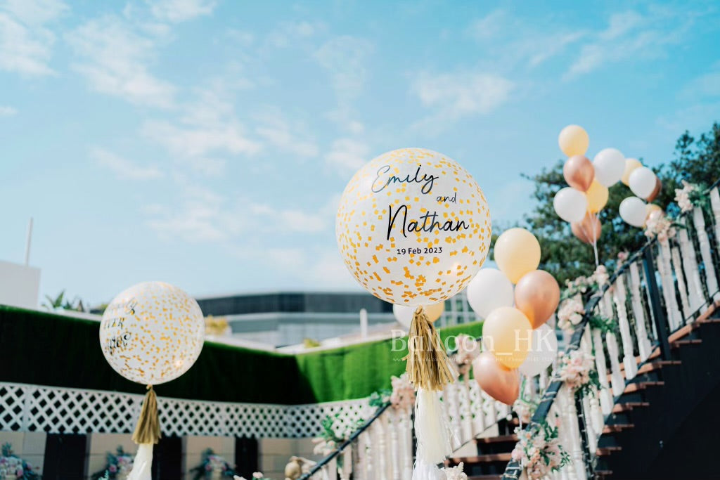 婚禮裝飾氣球｜結婚氣球｜婚禮佈置｜BALLOON HK 氣球專門店