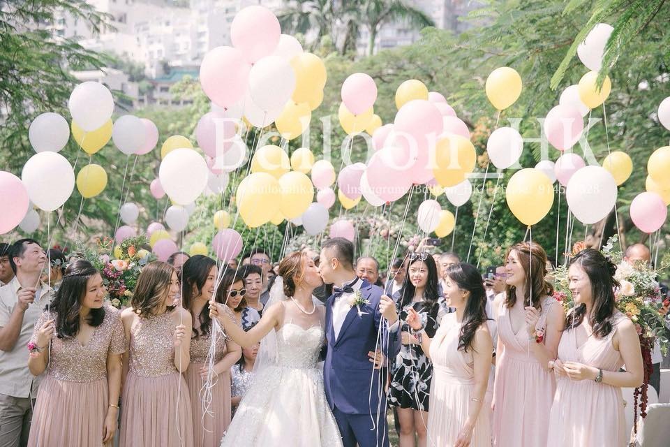 婚禮裝飾氣球｜婚禮氣球｜婚禮佈置｜BALLOONHK 氣球專門店