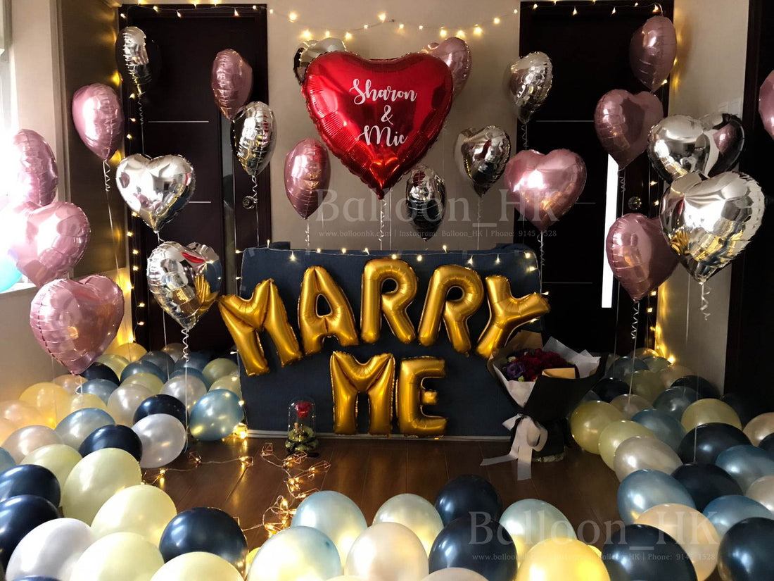 求婚氣球｜求婚佈置｜求婚裝飾｜Balloon HK