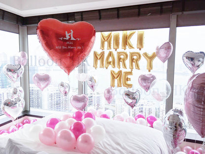 求婚氣球｜求婚佈置｜求婚裝飾｜Balloon HK