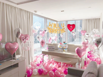 求婚氣球｜求婚佈置｜求婚裝飾｜Balloon HK
