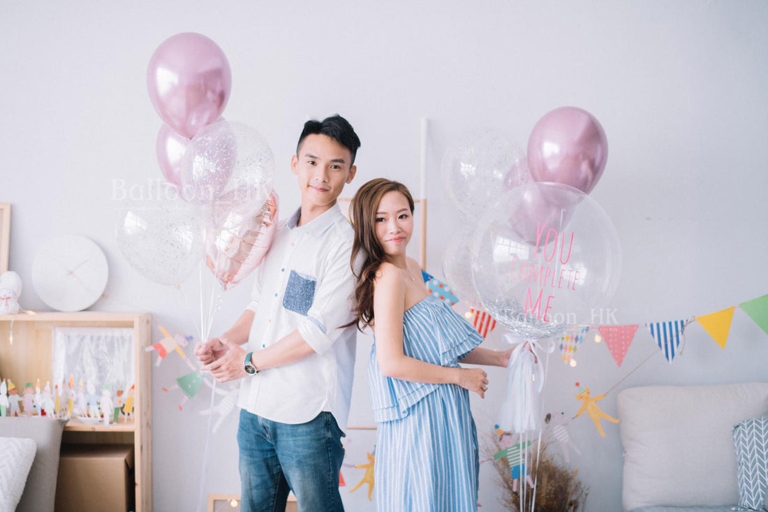 婚前拍攝氣球｜Studio裝飾氣球｜求婚氣球｜BalloonHK