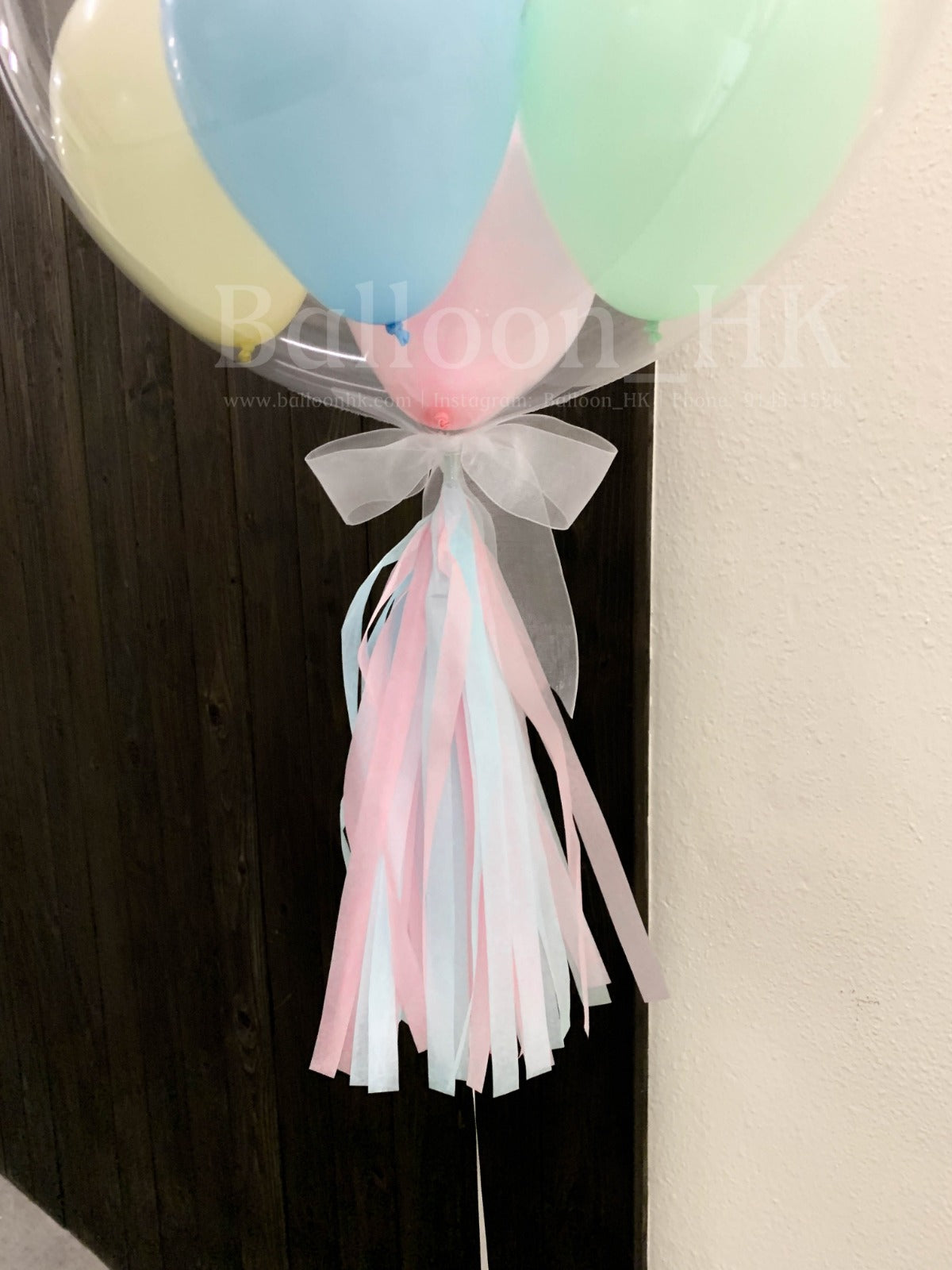 彩印生日水晶馬卡龍波中波+裝飾