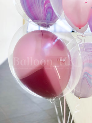 15" 水晶金屬橡膠氣球