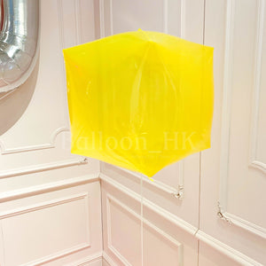 14" 立方體鋁膜 - 透明黃