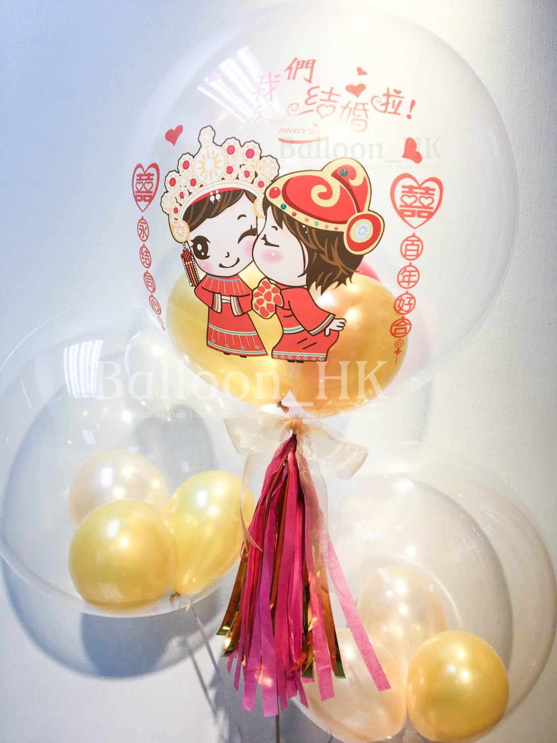 婚禮氣球束 18