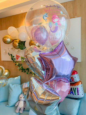 Mermaid 氣球束 4 (3天預訂)